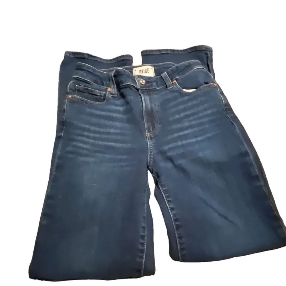 Paige jeans size 26 Collette crop flare legged see pics
